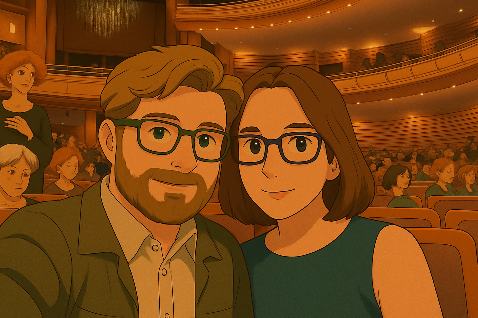 Pleasant Evening at the Theatre